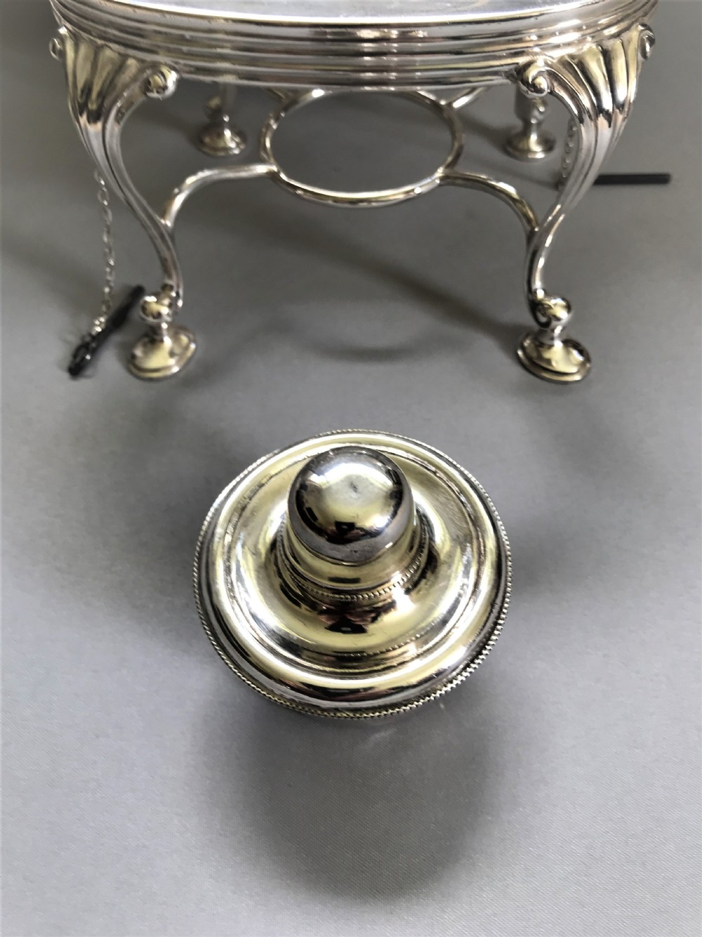A superb Victorian silver plated spirit kettle View VI