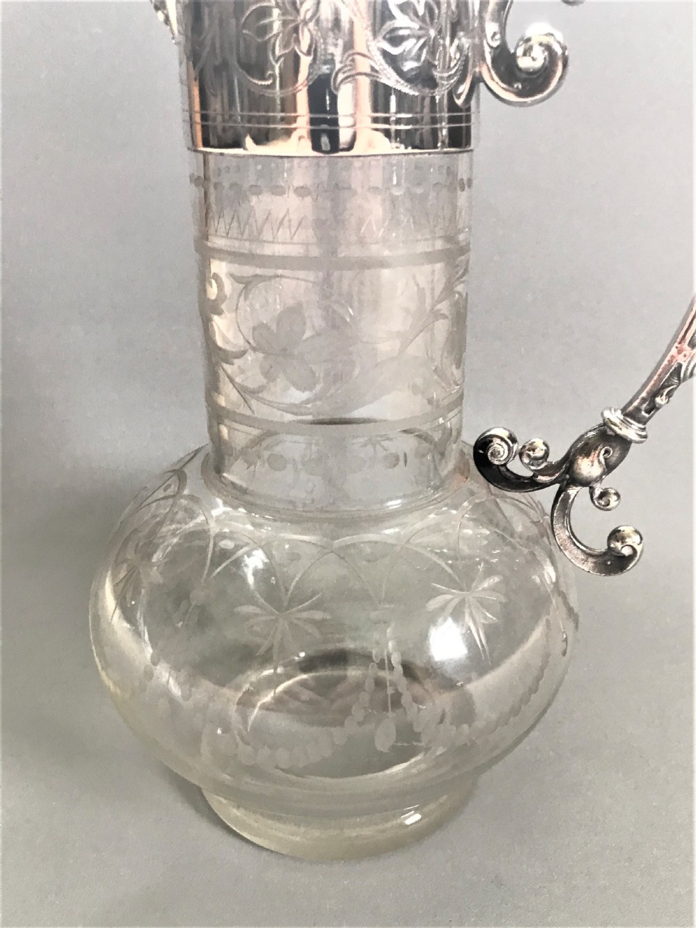 A wonderful WMF silver plated claret jug View VI