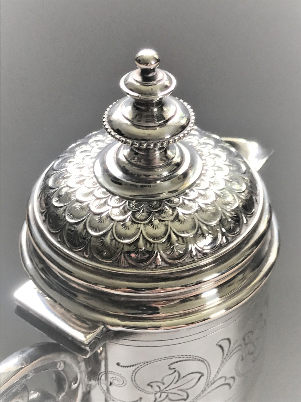 A wonderful WMF silver plated claret jug View VII