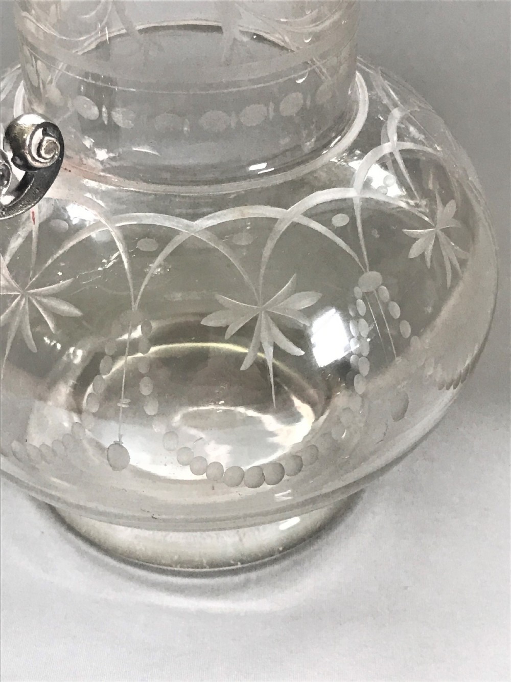 A wonderful WMF silver plated claret jug View VIII