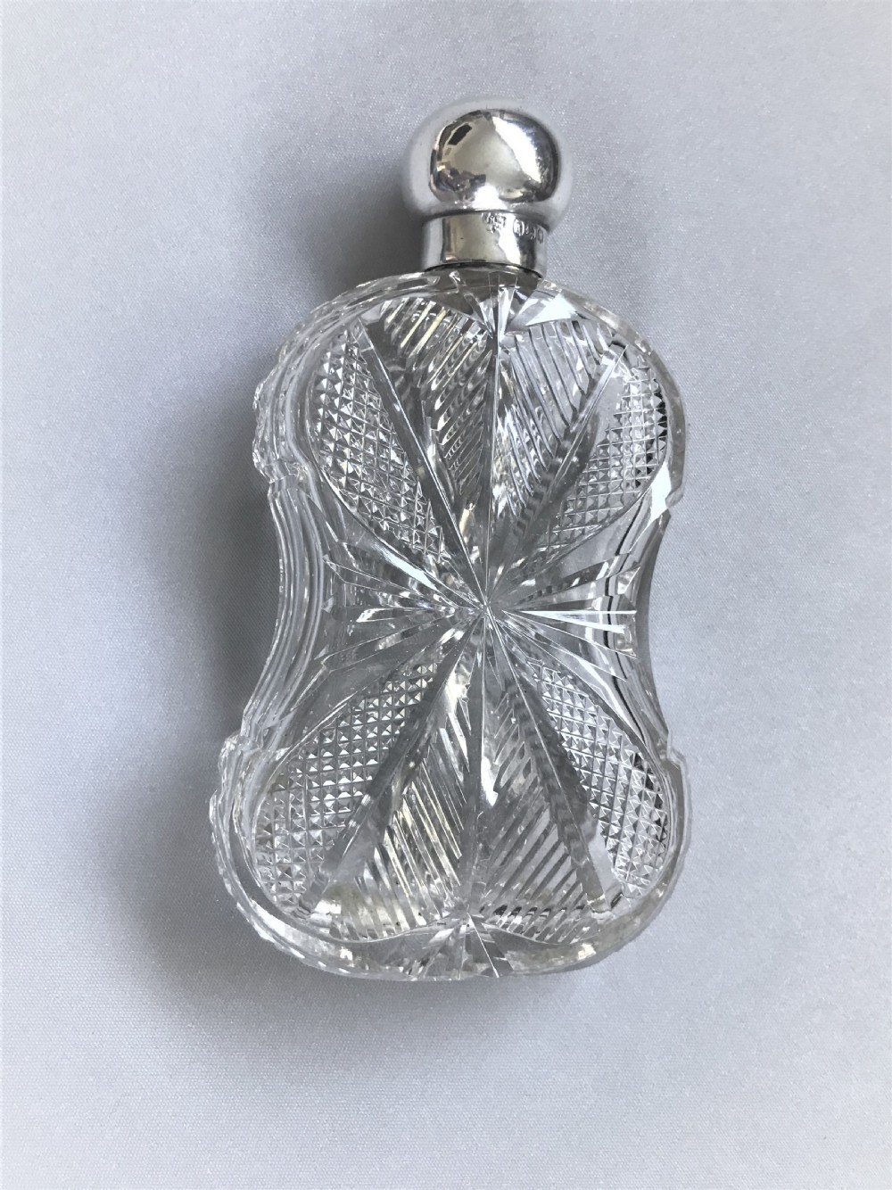 A superb silver mounted Victorian cologne flask View III