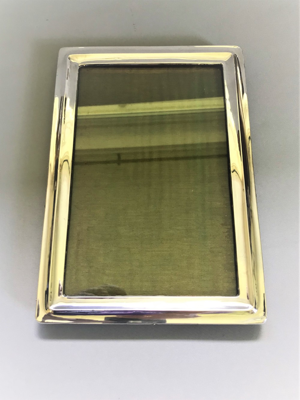 A handsome George V silver photo frame View V