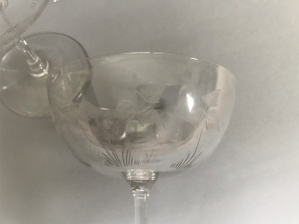 A splendid set of 10 Victorian champagne bowls View VI