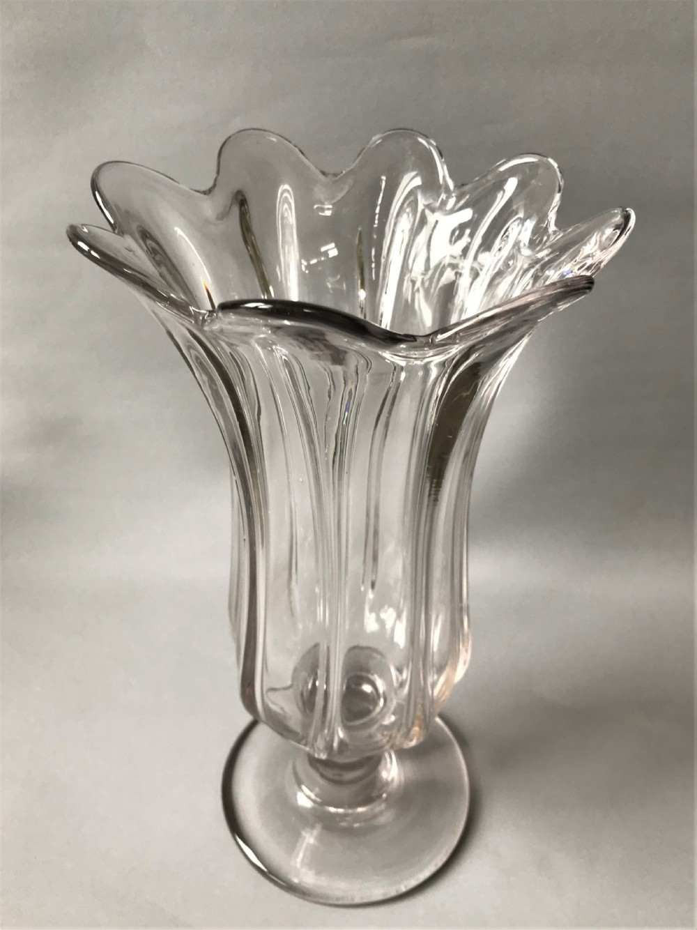 An imposing early Victorian celery vase View II