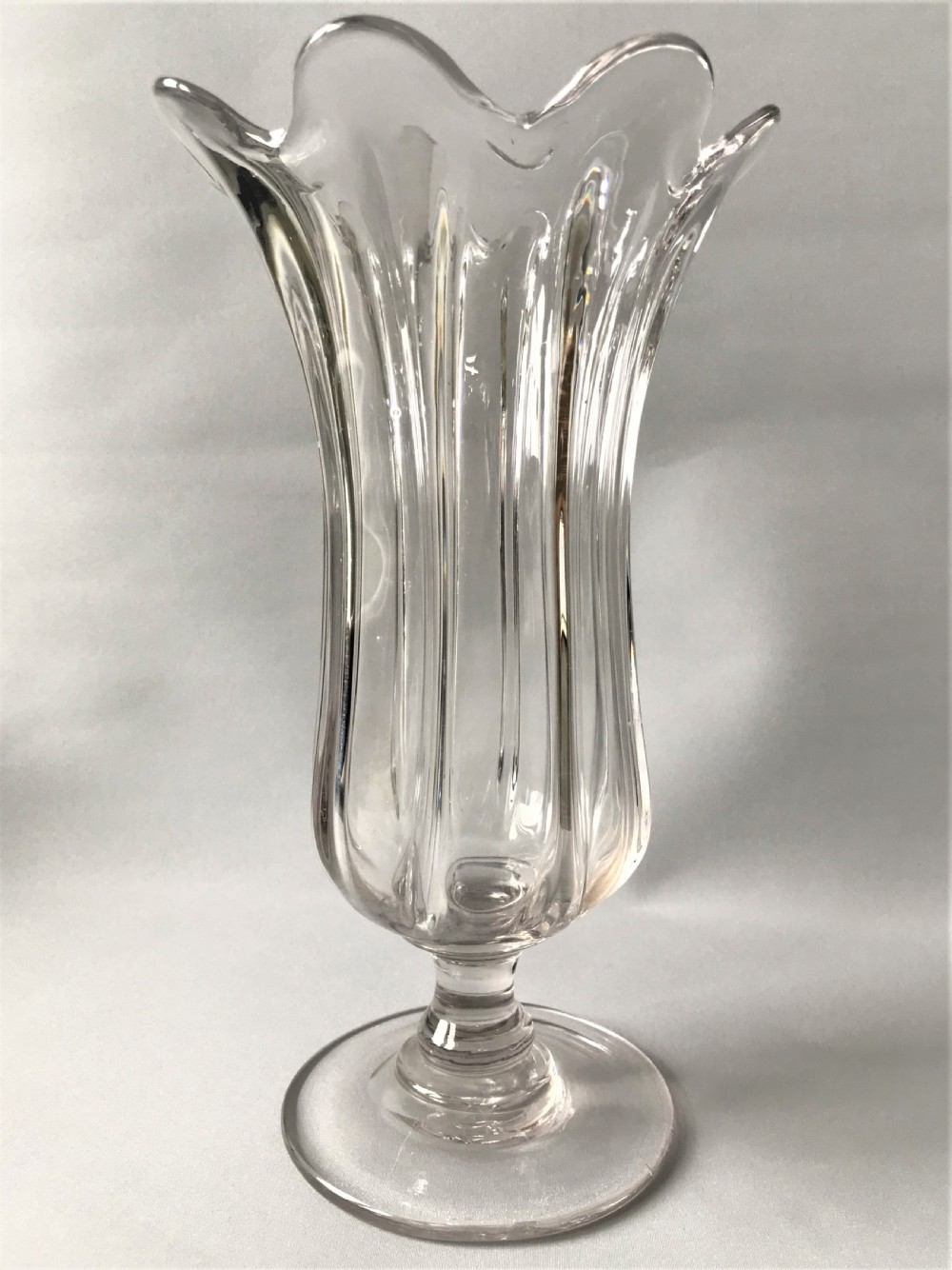 An imposing early Victorian celery vase View V