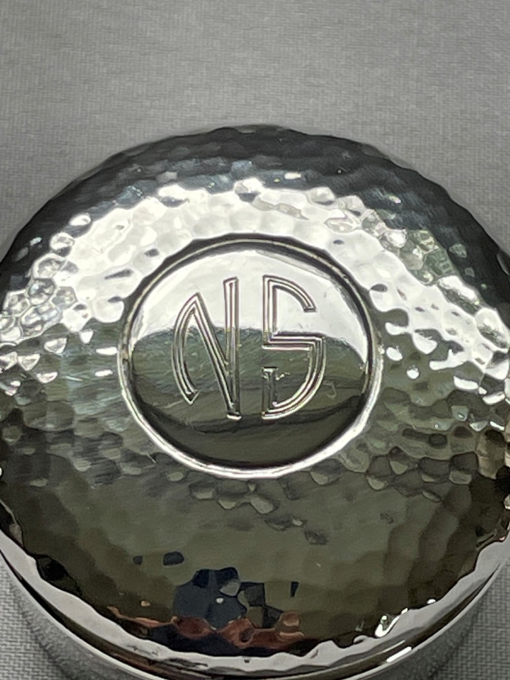 A large Arts & Crafts silver gilt pill box View IV