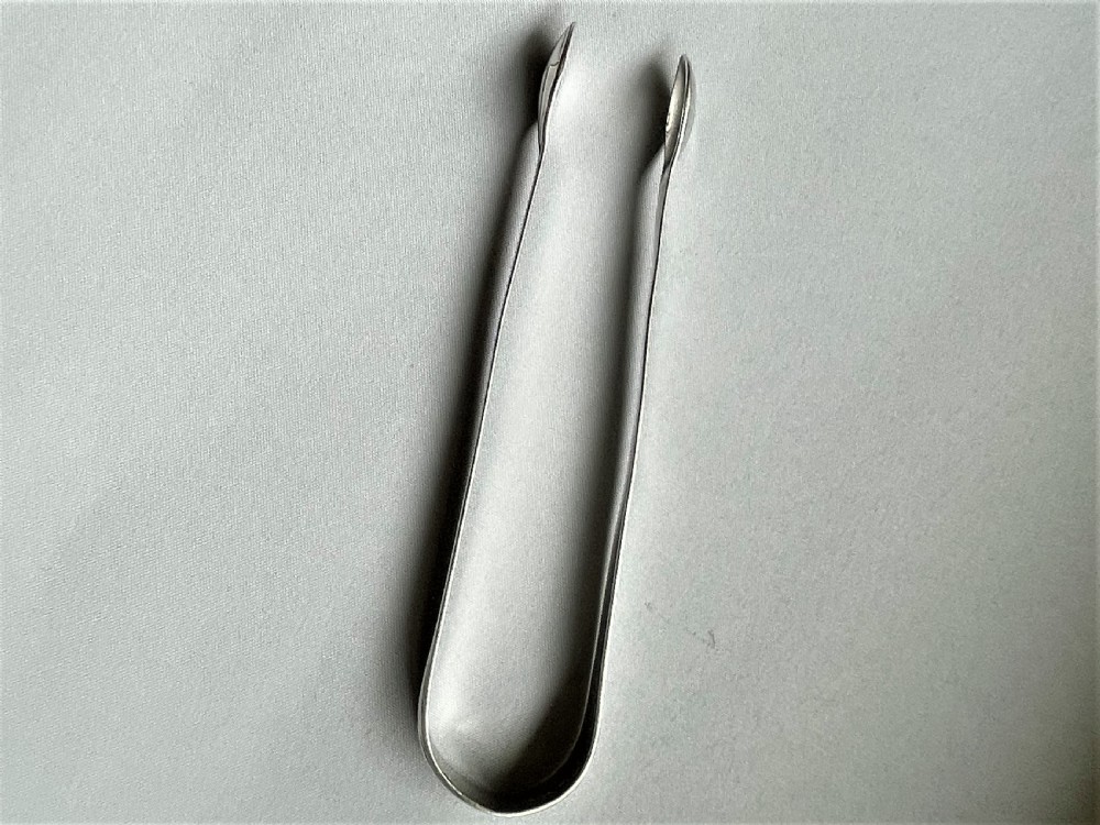 A fine pair of Peter & Ann Bateman silver tongs View III