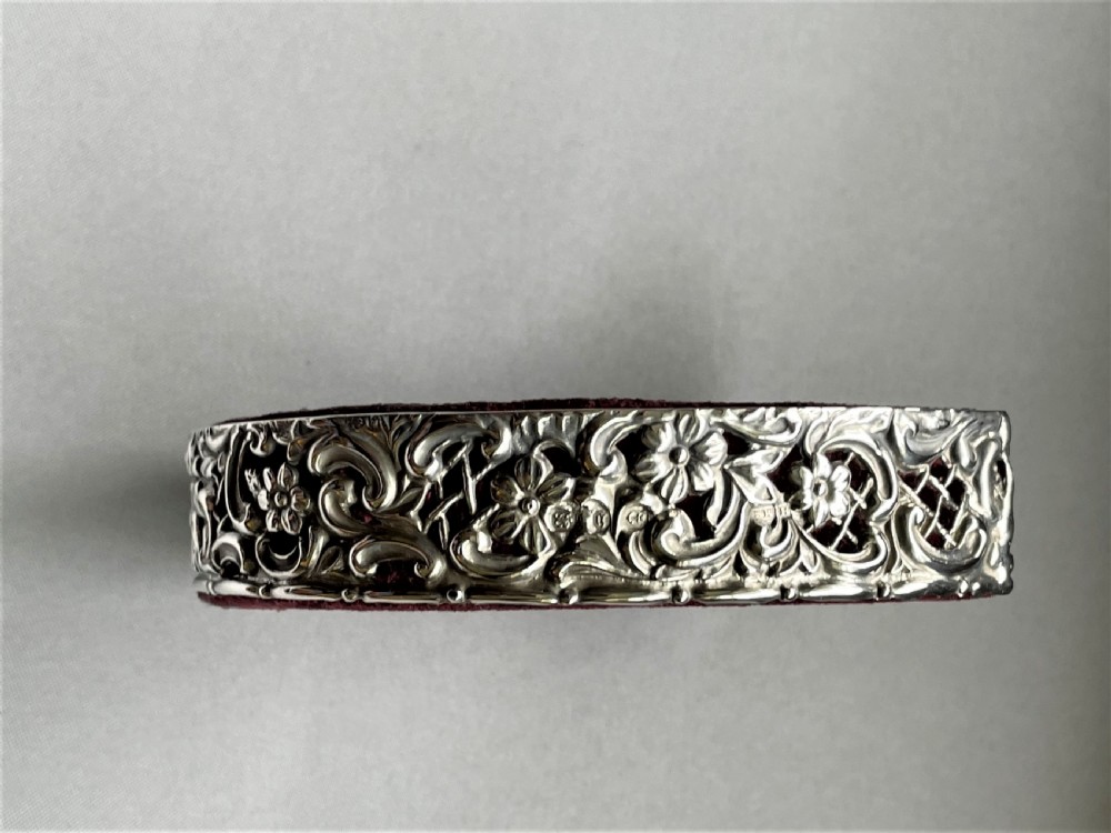 A large Victorian 'lucky horseshoe' silver pin cushion View V