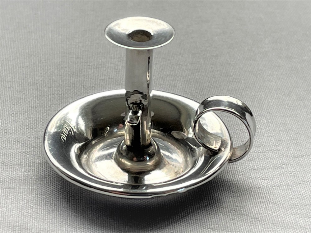 A Chester silver miniature go-to-bed