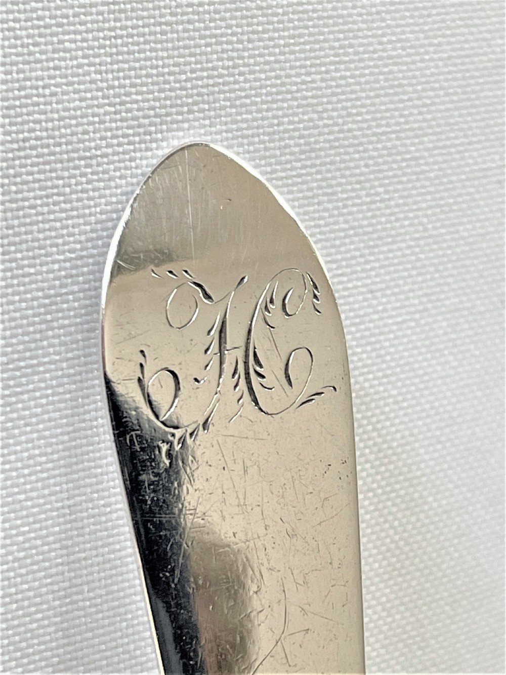 A lovely Scottish 18th Century silver toddy ladle View IV