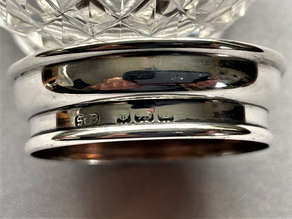 A lovely silver & tortoiseshell mounted cut glass jar View VII