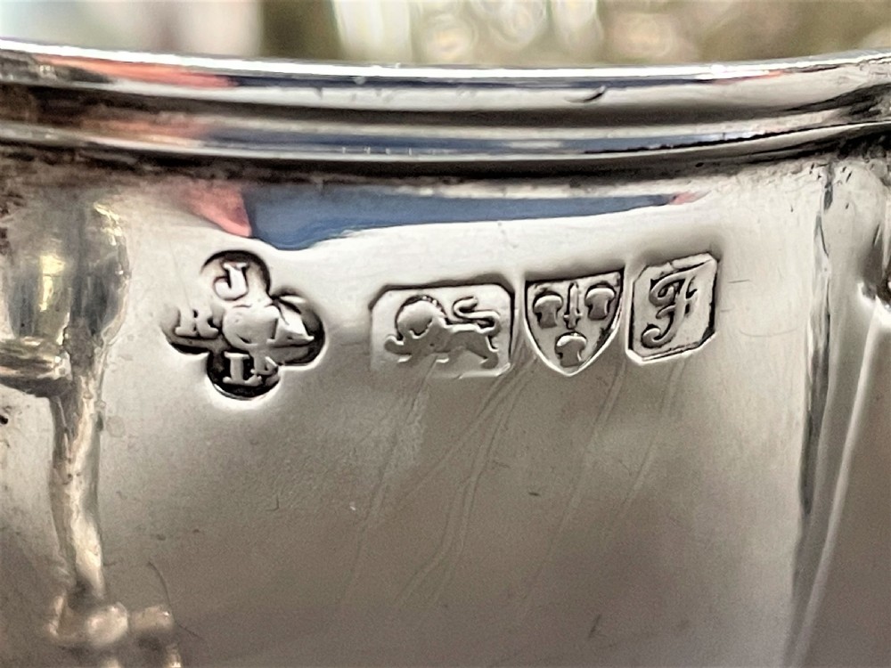 A gorgeous Edwardian Chester silver sweetmeat dish View VII