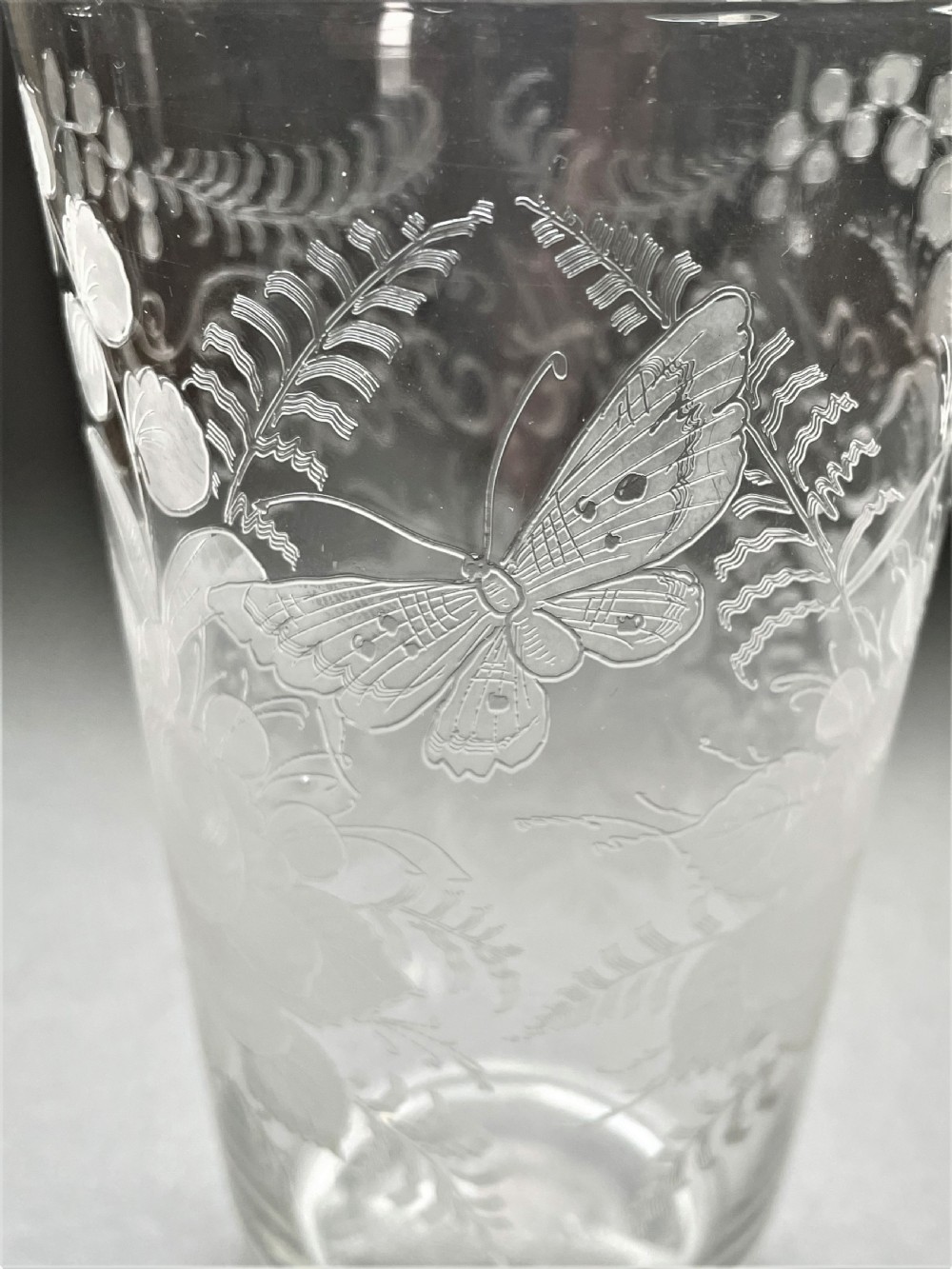 A superb 'For a friend' Victorian beer glass View V
