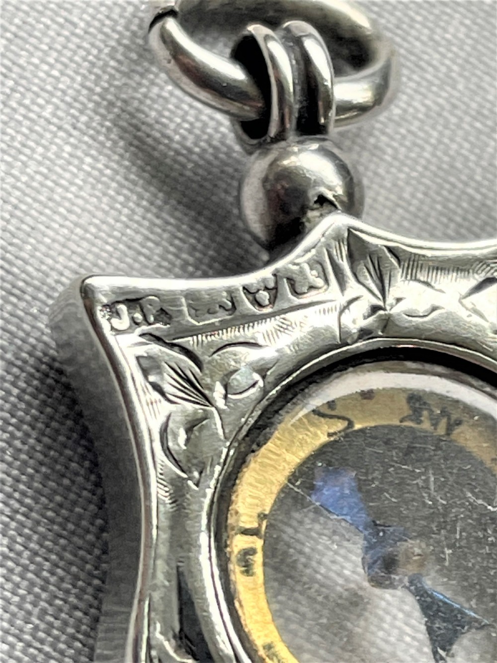 A rare Chester silver Victorian compass View V