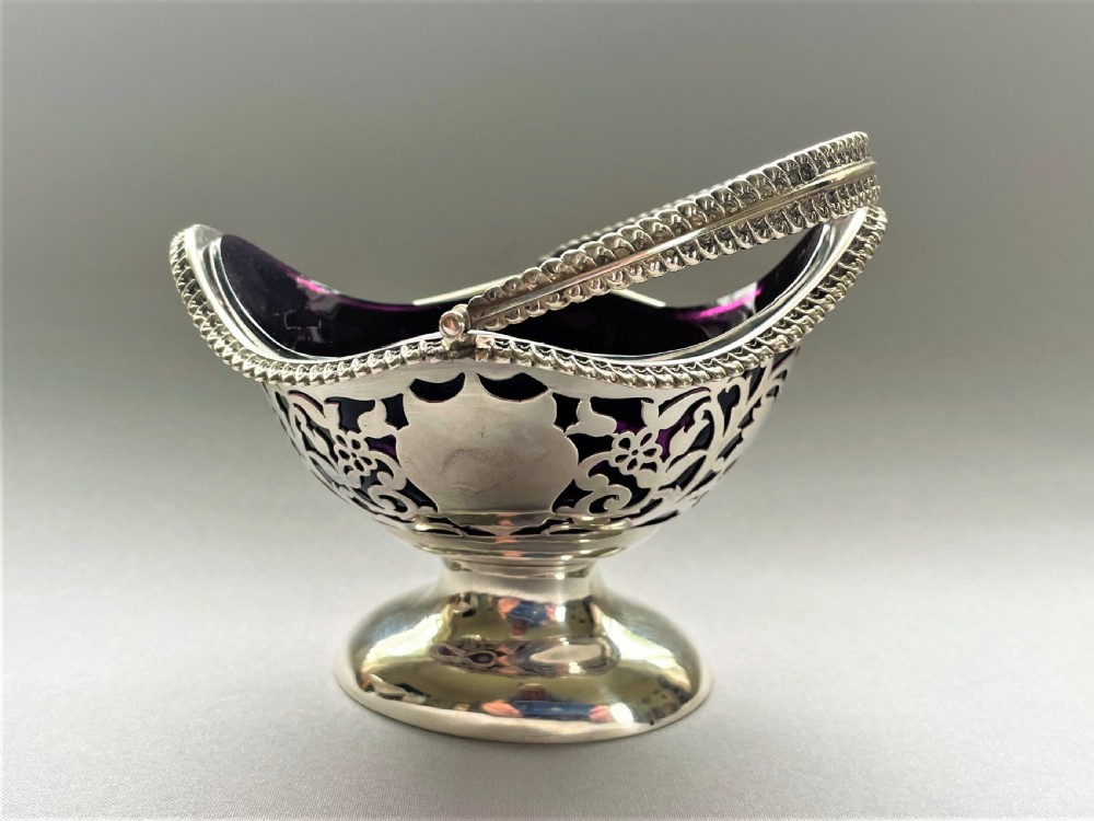 A fabulous Chester silver & amethyst basket View IV