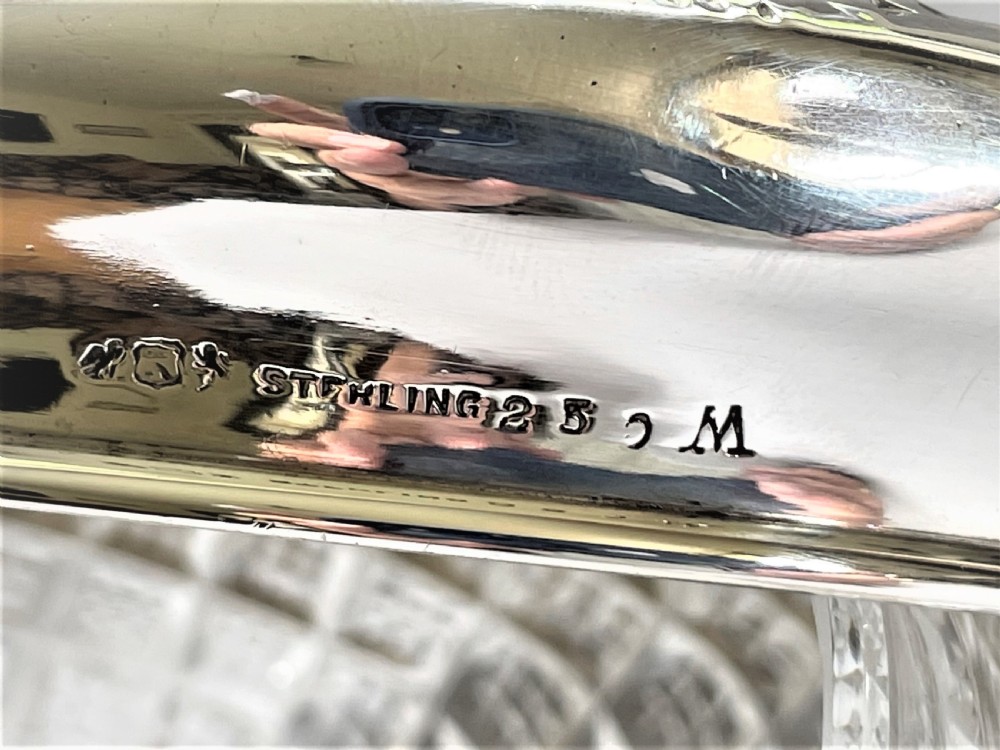 A stunning Sterling silver lidded powder bowl View VI