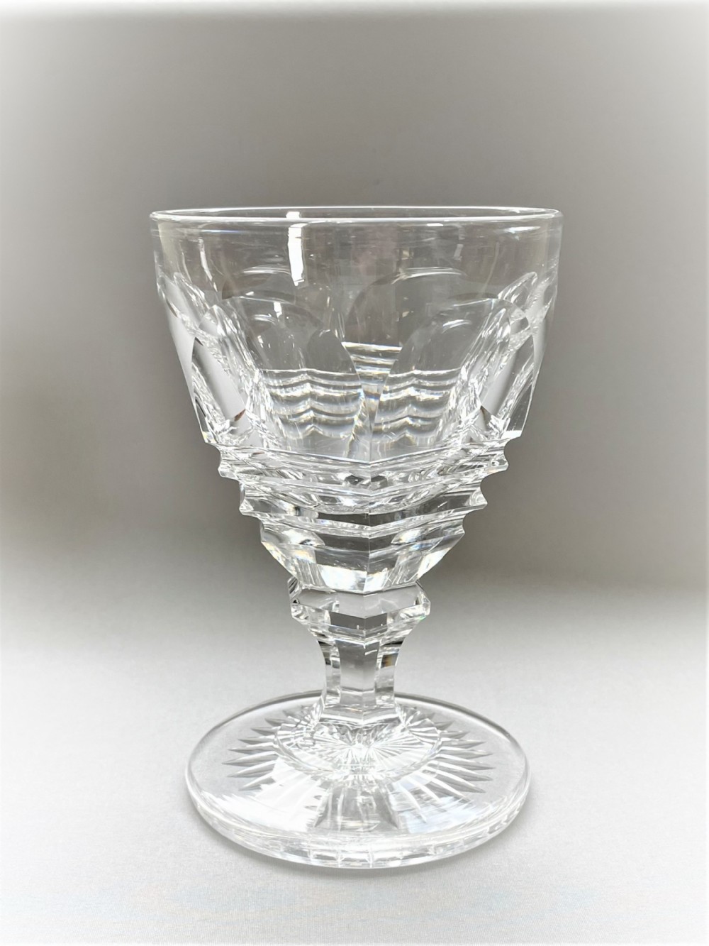 A fabulous Baccarat cut glass rummer