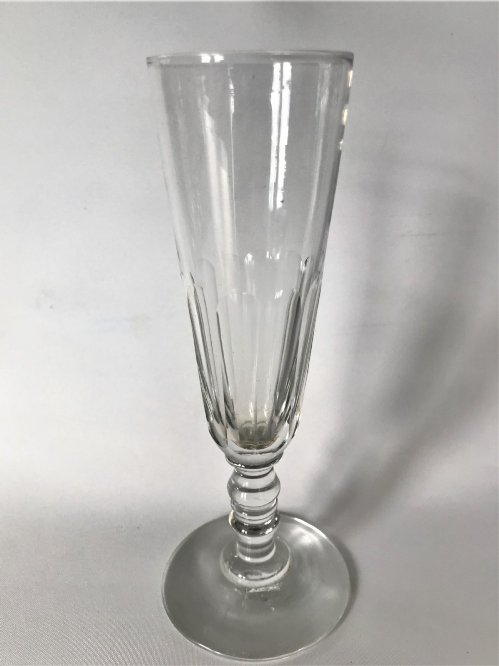 A harlequin set of 6 Victorian champagne flutes View IV