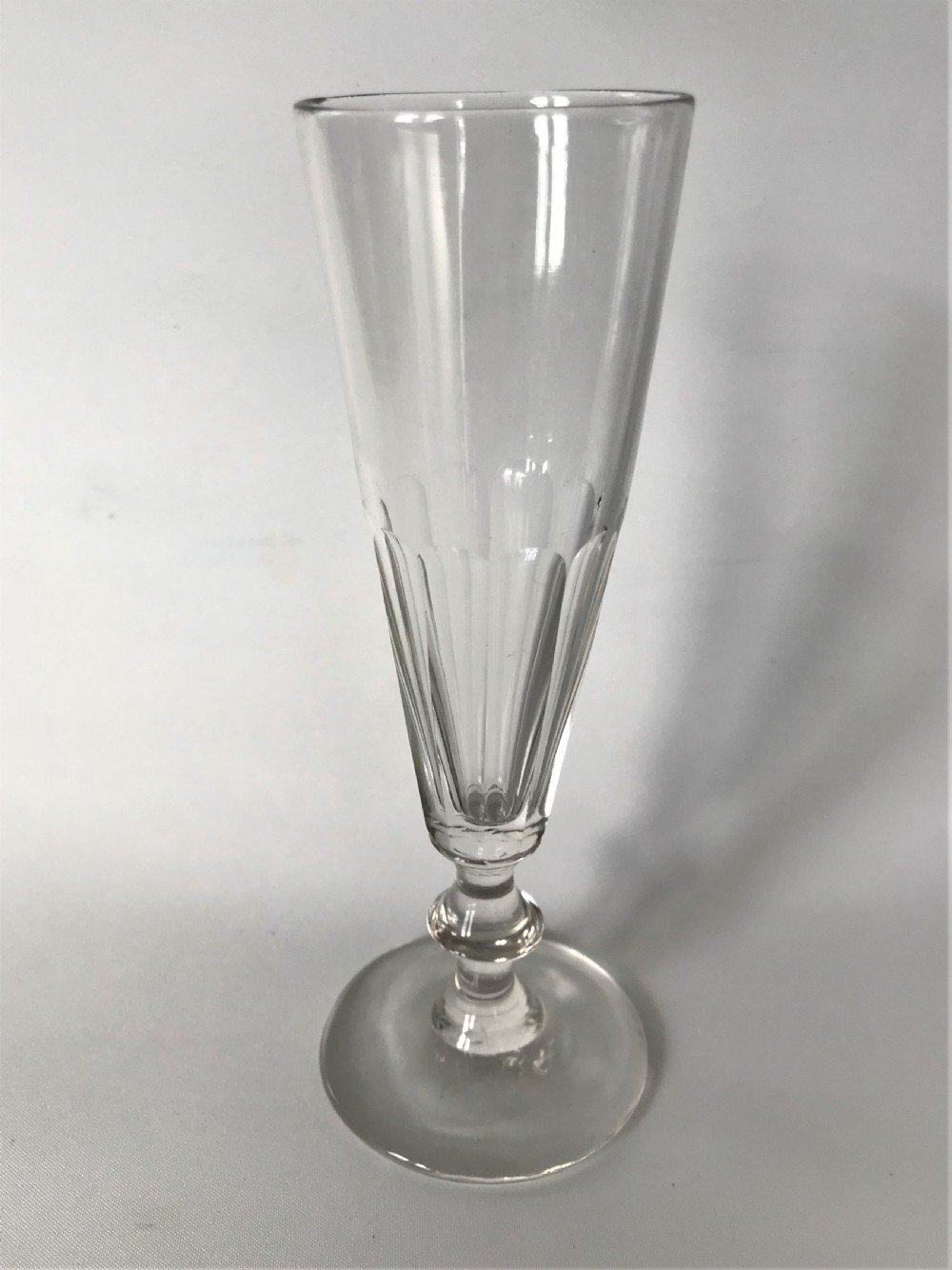 A harlequin set of 6 Victorian champagne flutes View VIII