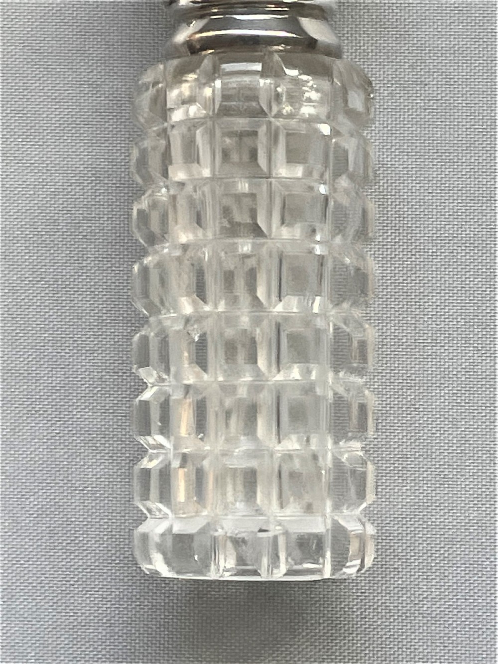 A gorgeous late Victorian silver mounted scent bottle View IV