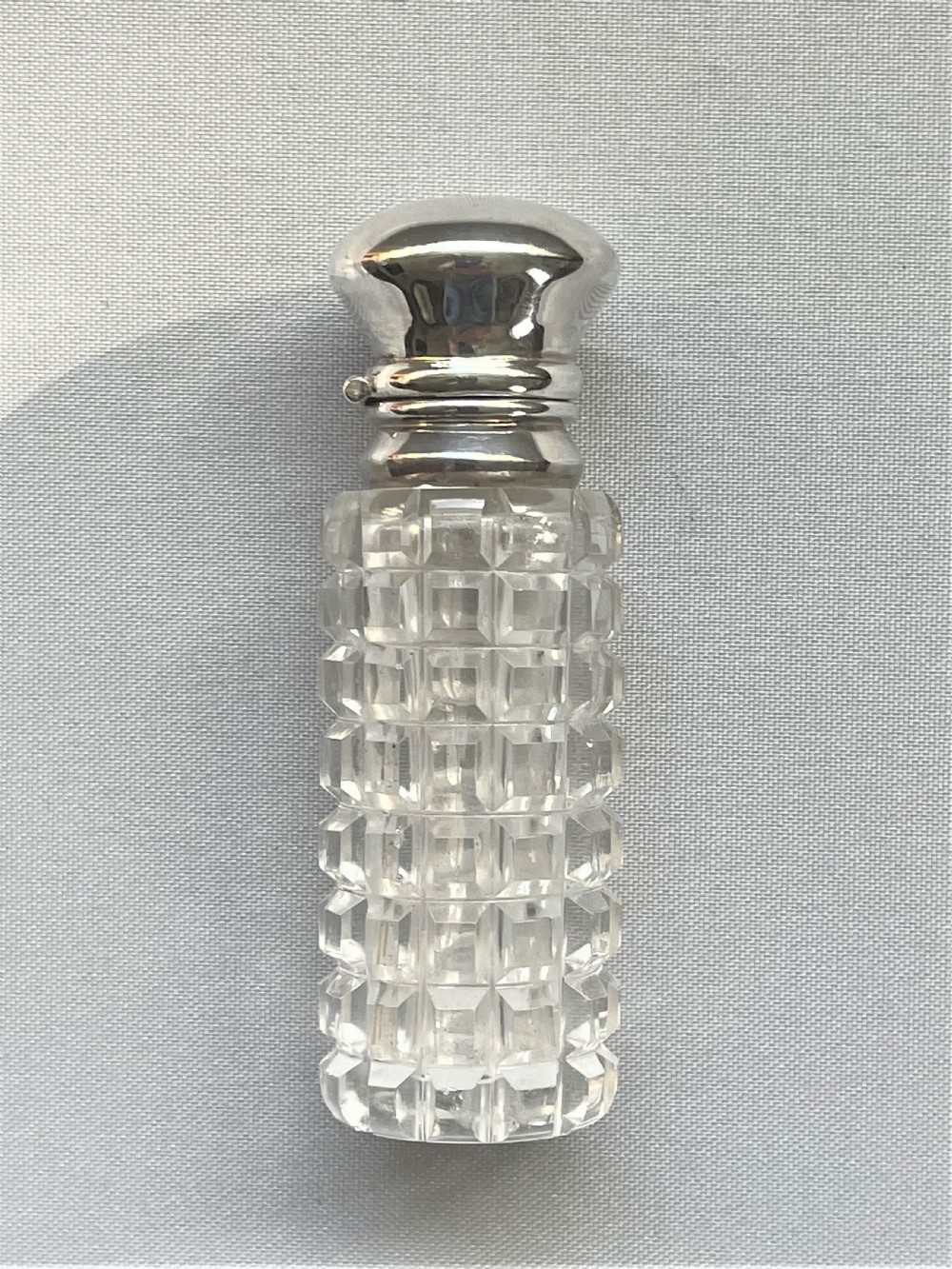 A gorgeous late Victorian silver mounted scent bottle View V