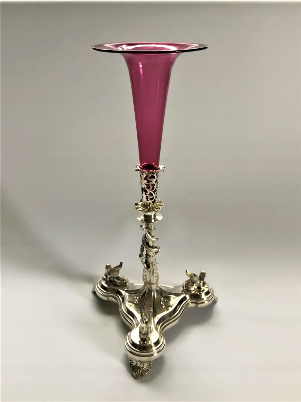 A Superb Victorian Silver Plated Table Centre