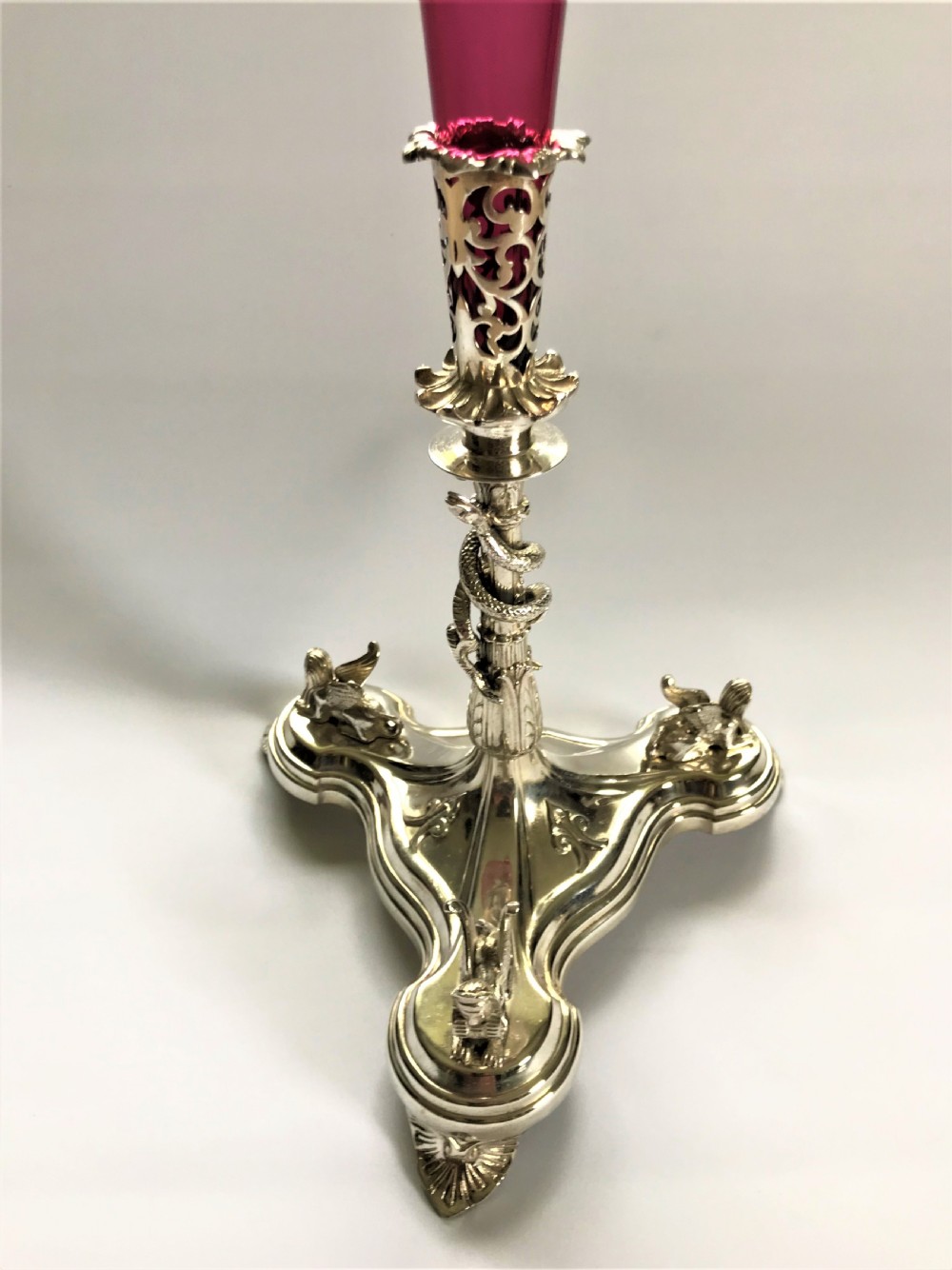 A Superb Victorian Silver Plated Table Centre View III