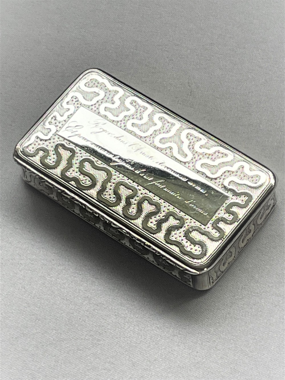 An interesting French 19th Century silver gilt snuff box View III