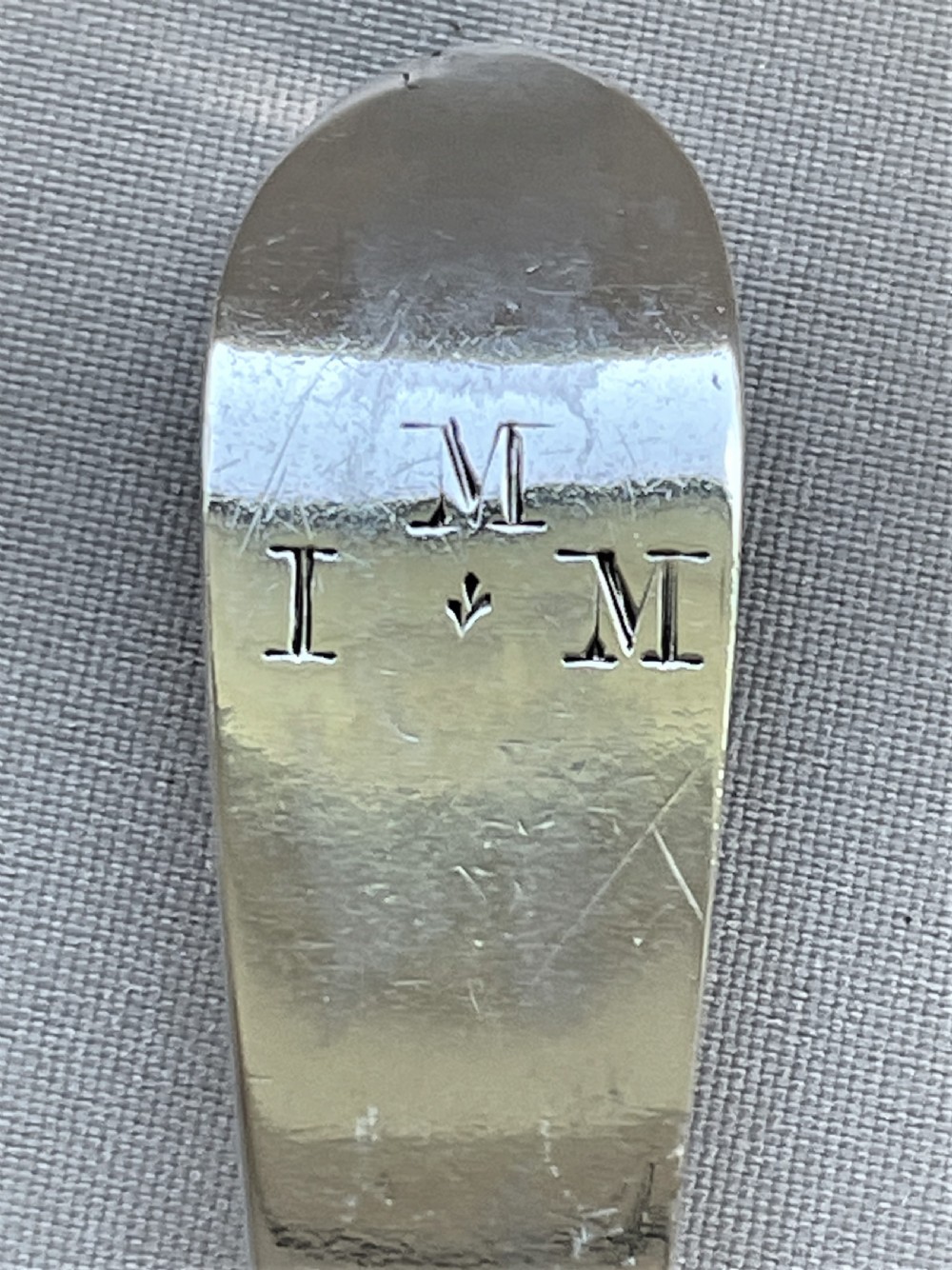 A delightful pair of Georgian Irish silver teaspoons View IV