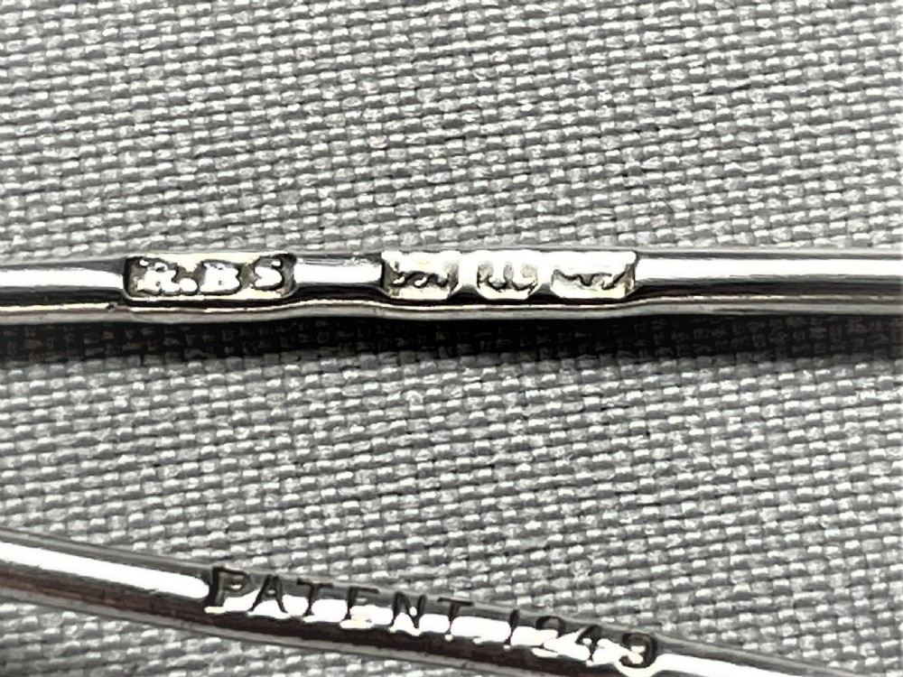 A rare Victorian folding silver ribbon threader View III