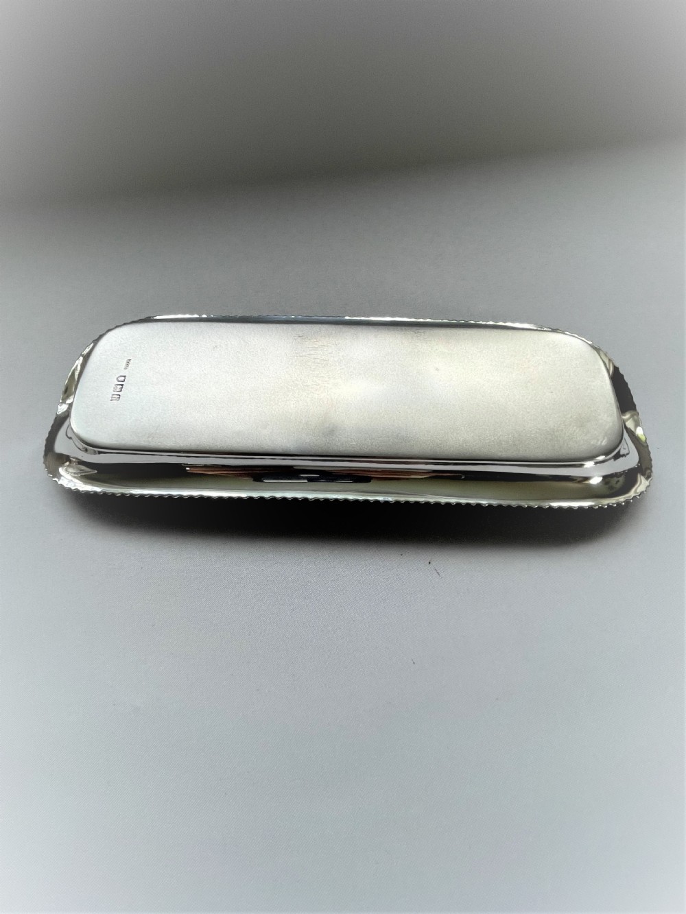 A handsome Edwardian silver pen tray View VI