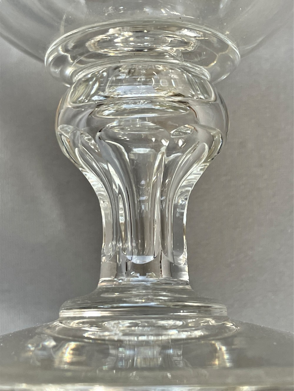 A fabulous set of four Victorian cut glass rummers View VI