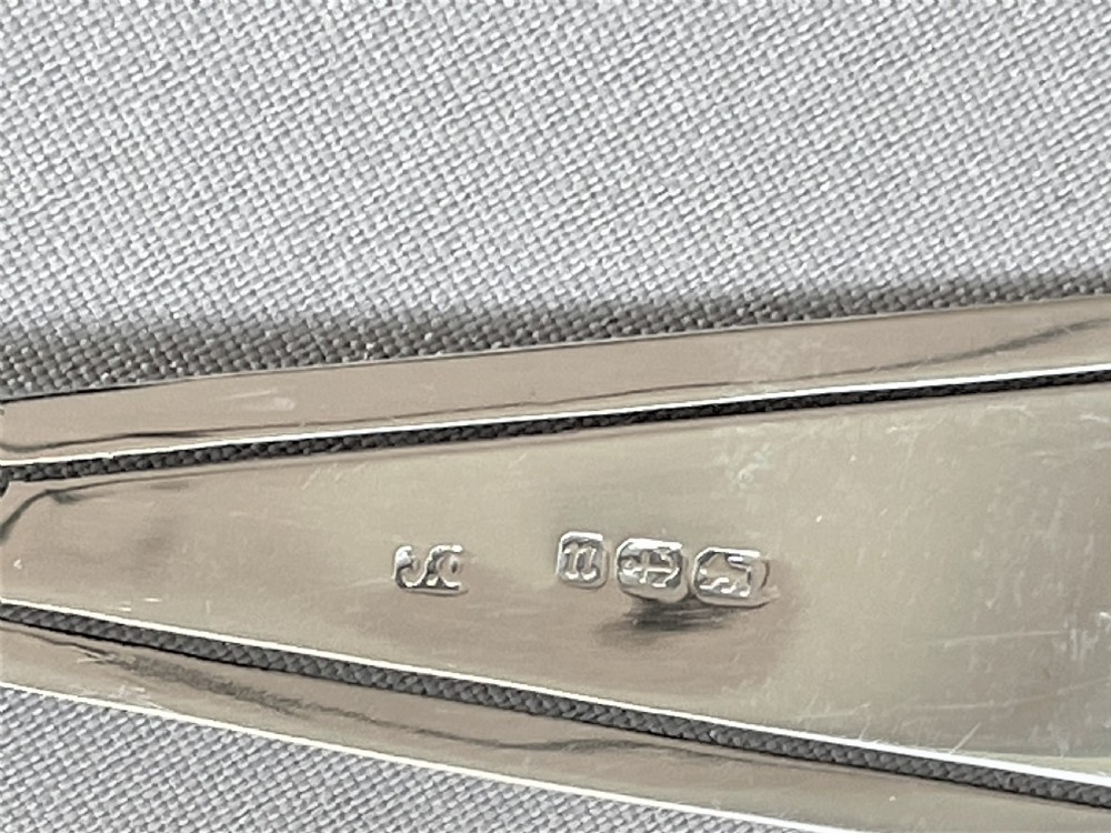 A rare novelty silver 'fan' bookmark View V