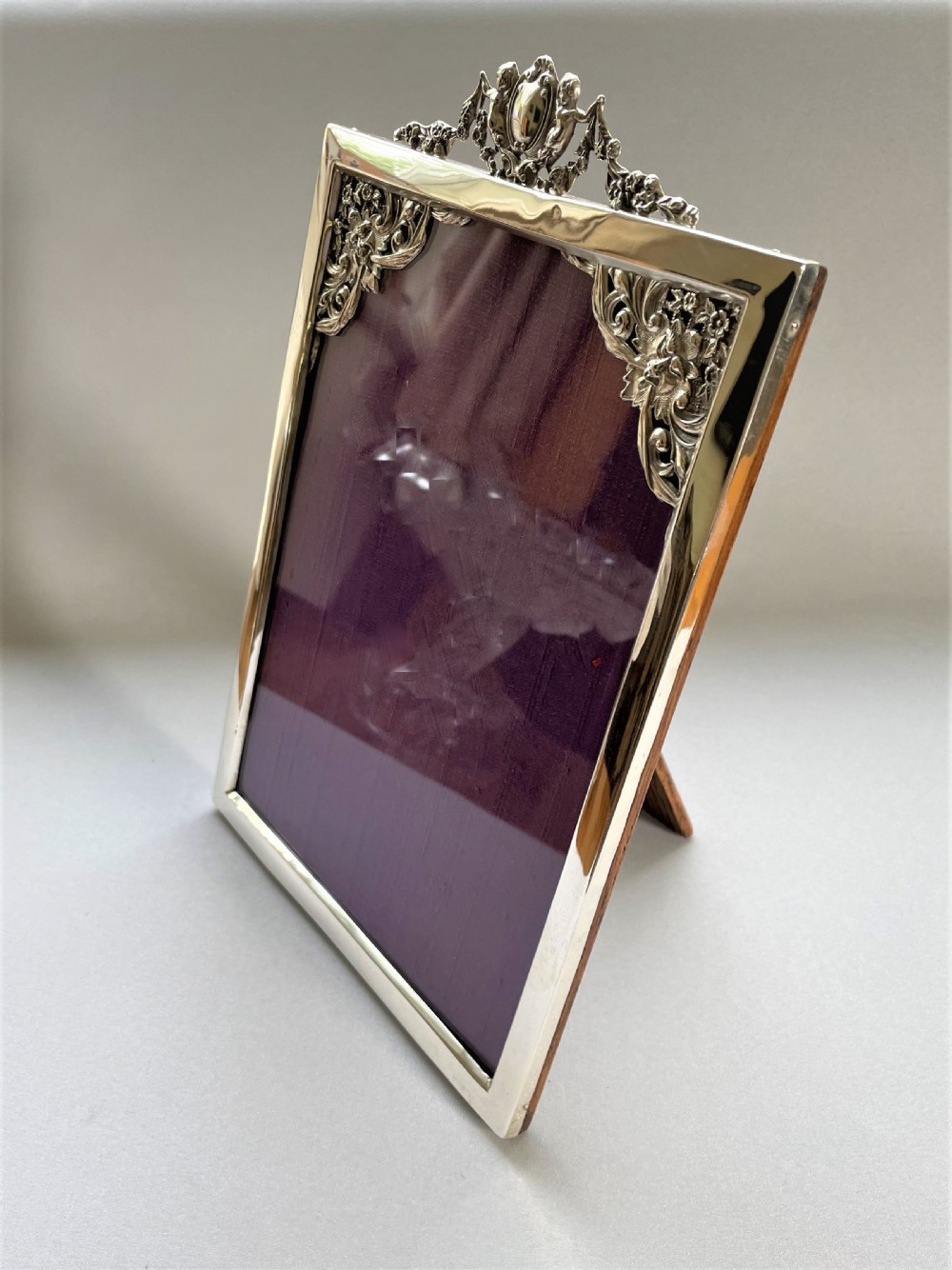 A fabulous Victorian silver photo frame View II
