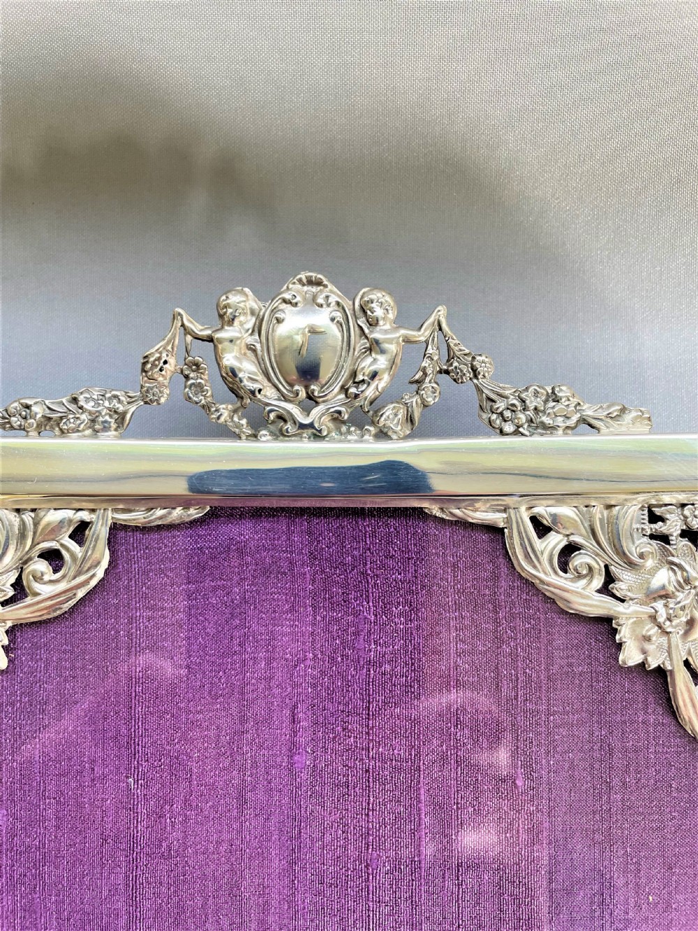 A fabulous Victorian silver photo frame View V