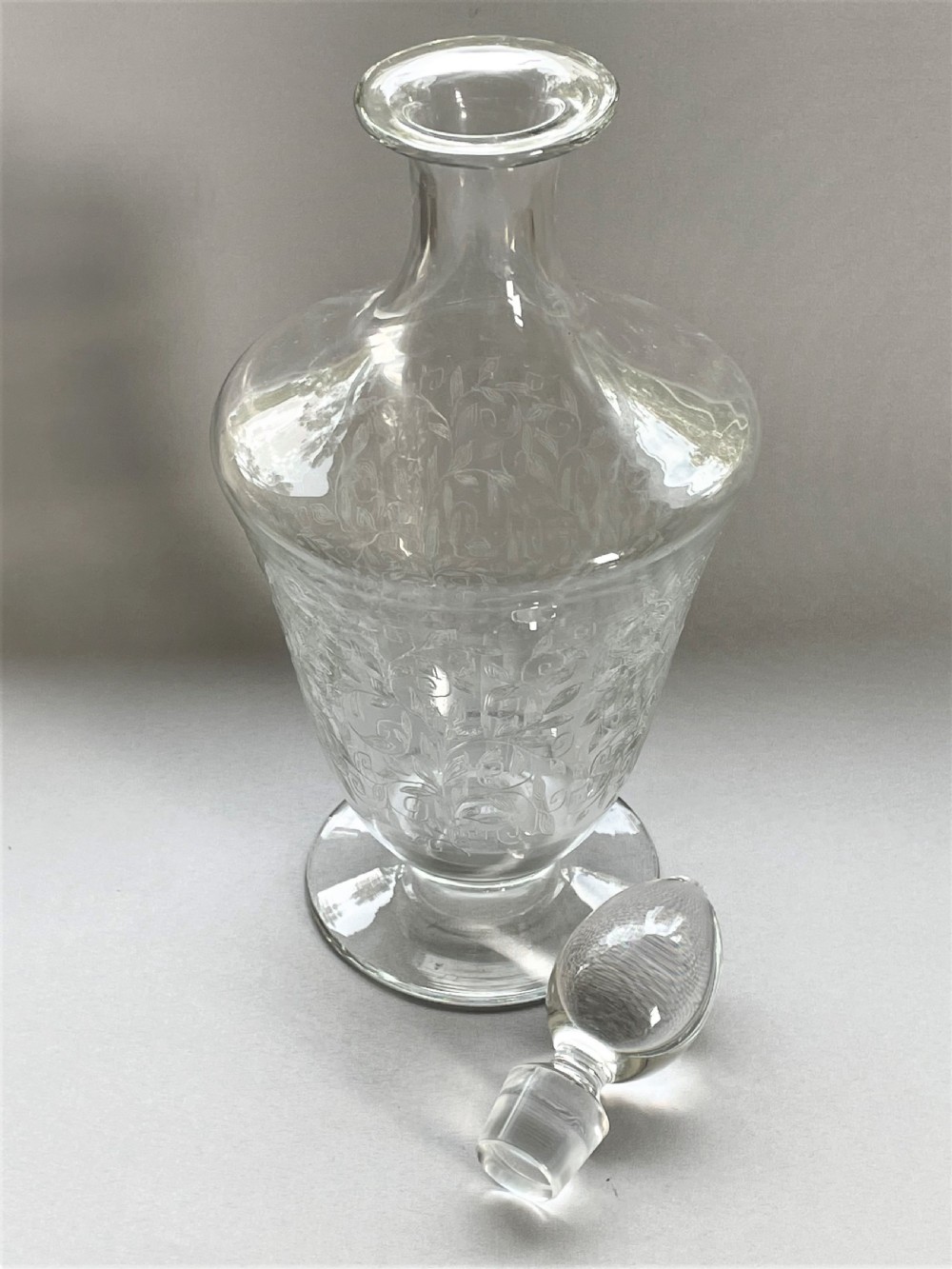 A gorgeous etched Baccarat decanter View IV