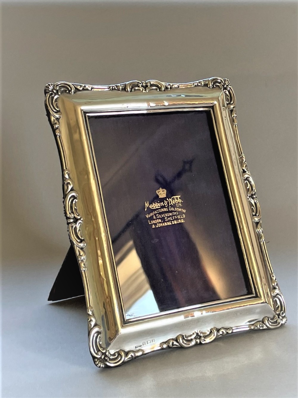 A gorgeous Edwardian silver photo frame