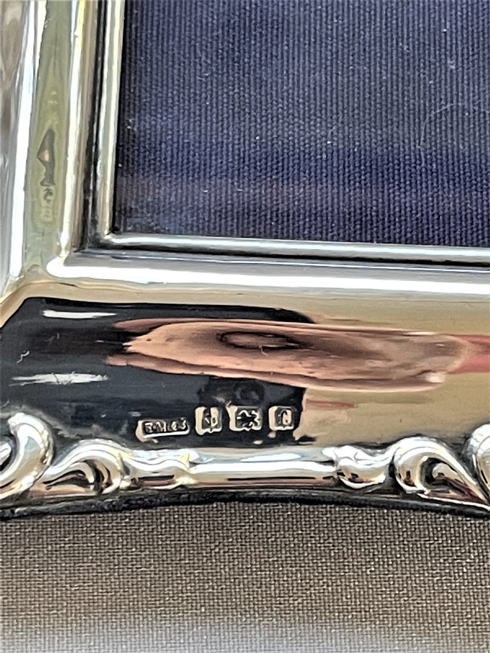 A gorgeous Edwardian silver photo frame View VII