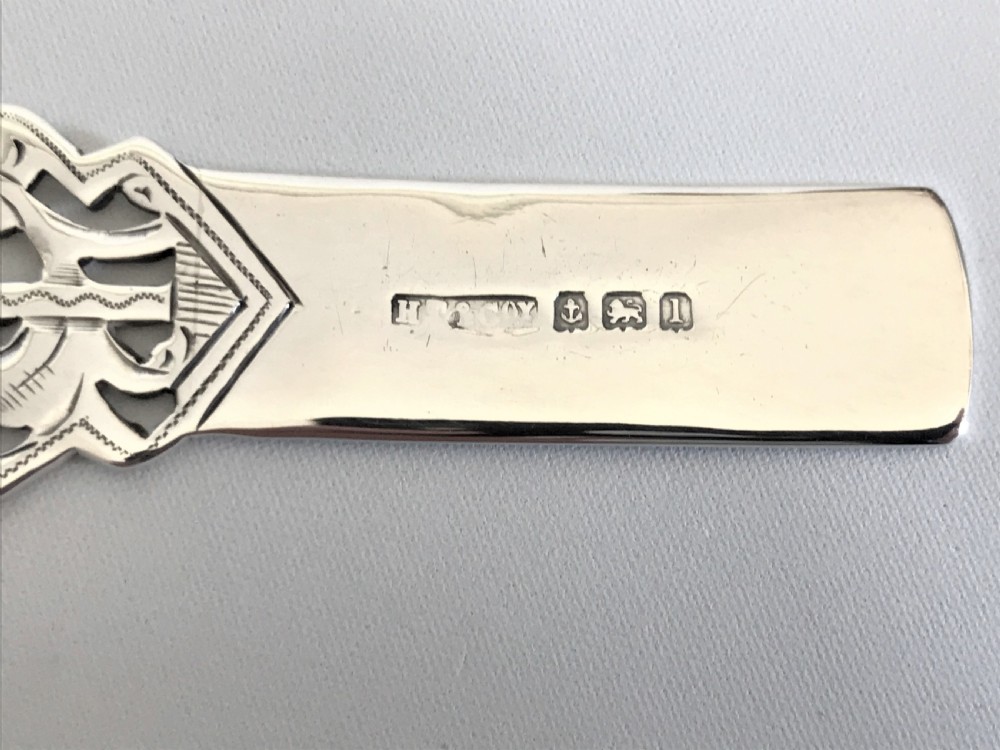 A Superior Edwardian Pierced Silver Bookmark View IV