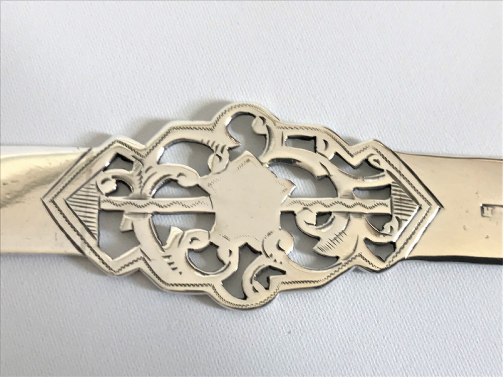 A Superior Edwardian Pierced Silver Bookmark View V