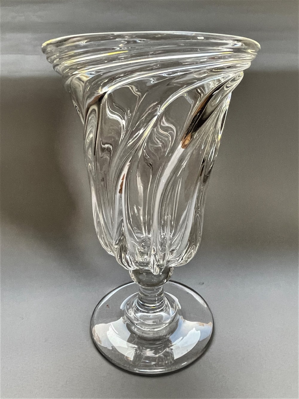 A handsome early 19th Century wrythen celery vase View III