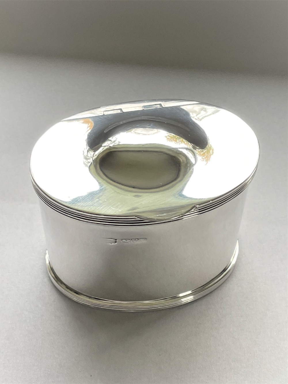 A superb Chester silver tea caddy View II