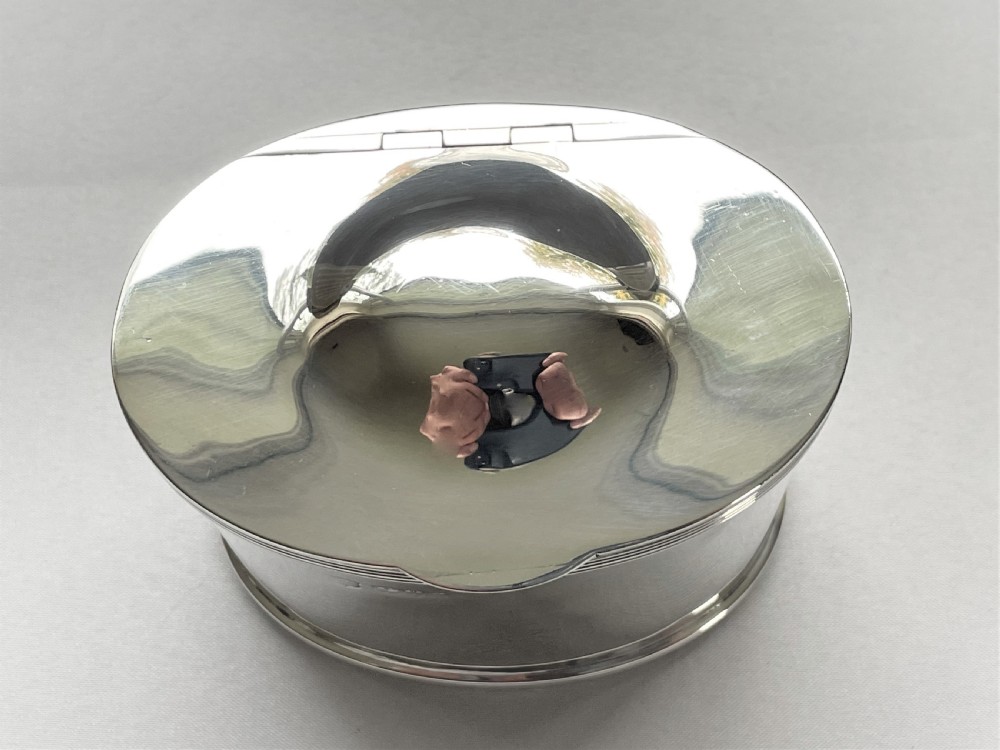 A superb Chester silver tea caddy View IV