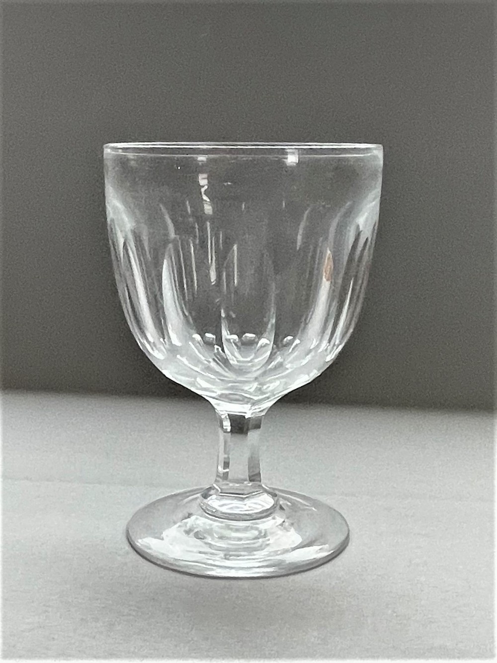 A handsome Victorian cut glass rummer