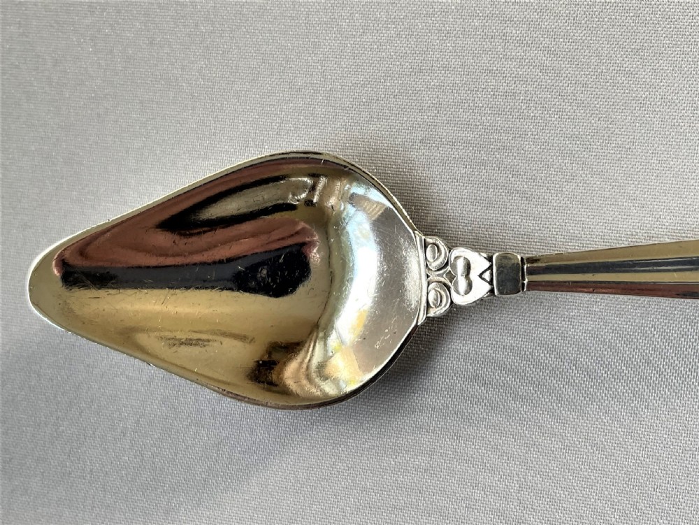 A sought after Georg Jensen silver preserve spoon View IV