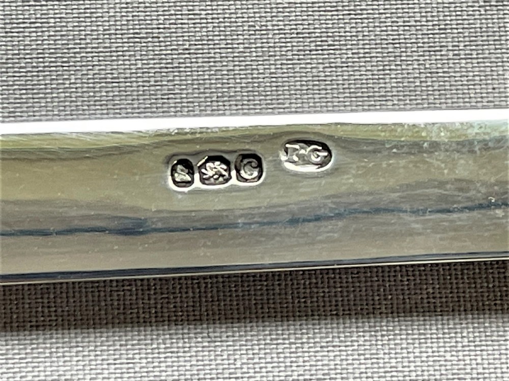 A handsome Georgian silver bladed letter opener View II