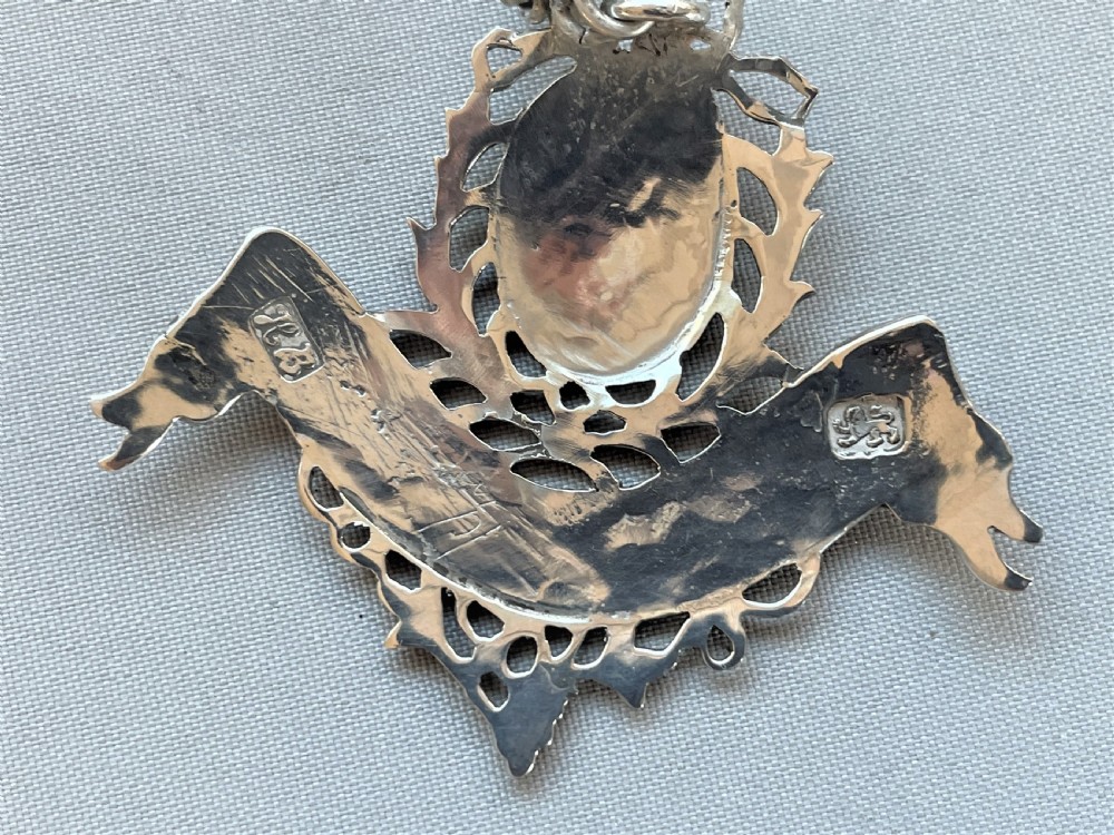 An extremely rare Hester Bateman silver 'R Port' label View V