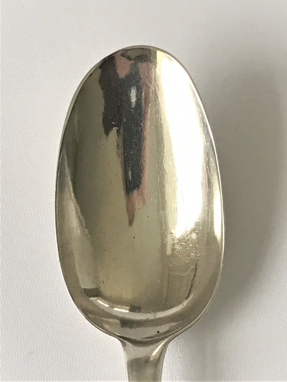 A fabulous Queen Anne silver table spoon View II