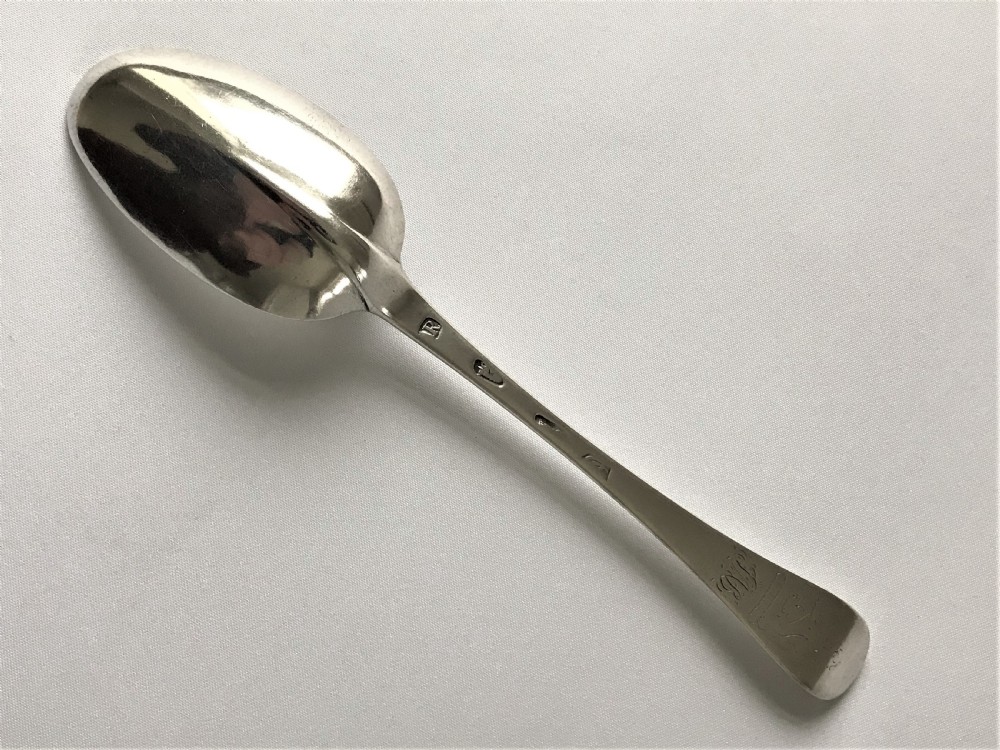 A fabulous Queen Anne silver table spoon View IV