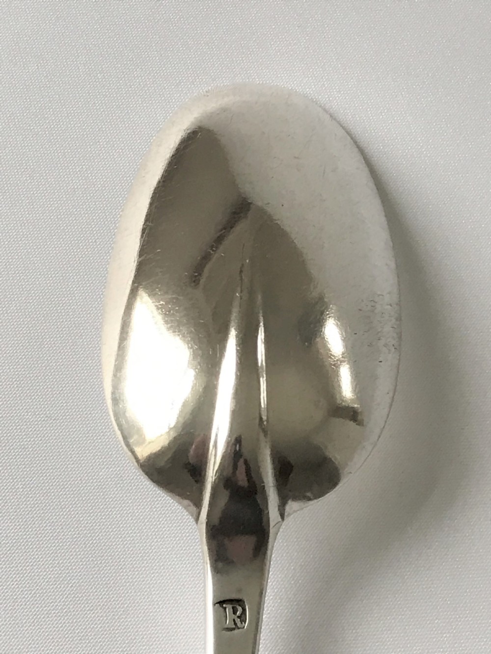 A fabulous Queen Anne silver table spoon View VI